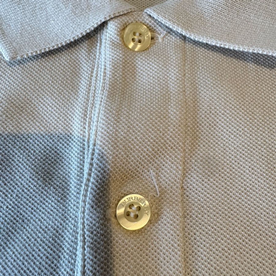 Burberry 短袖米色Polo衫-19