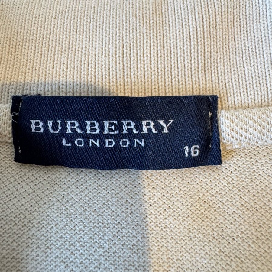 Burberry 短袖米色Polo衫-22