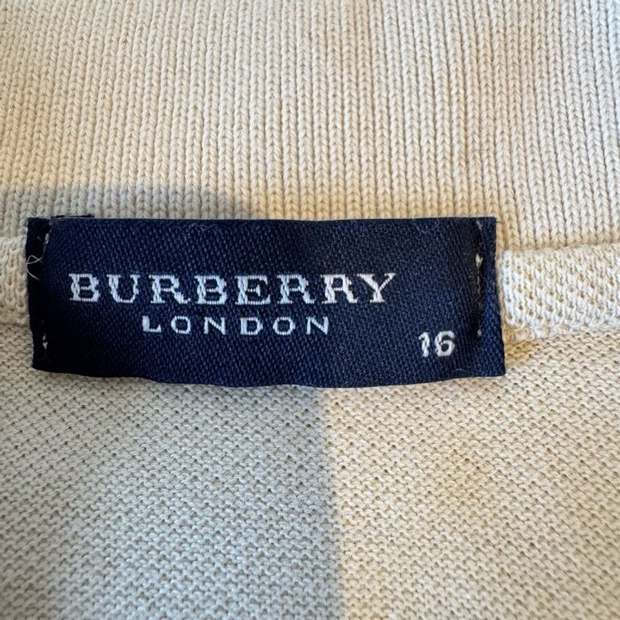 Burberry 短袖米色Polo衫-30
