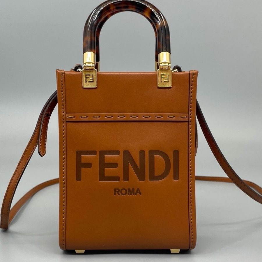 Fendi 芬迪 Sunshine琴譜托特斜挎包 尺寸13*17-0