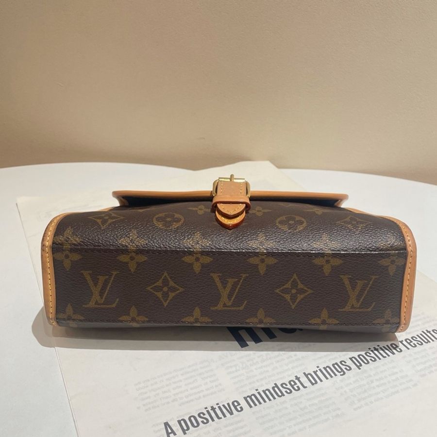 路易威登LV IVY 老花邮差包19年-5