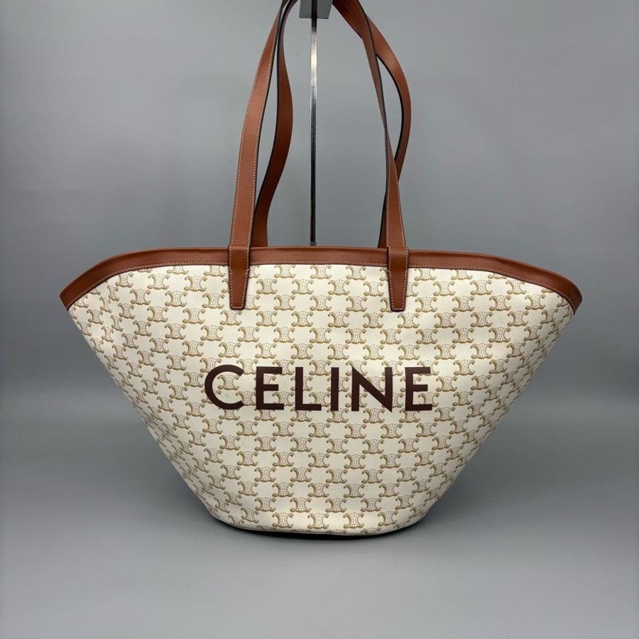 Celine 賽琳 凱旋門扇形托特大號手提包 尺寸67*30-0