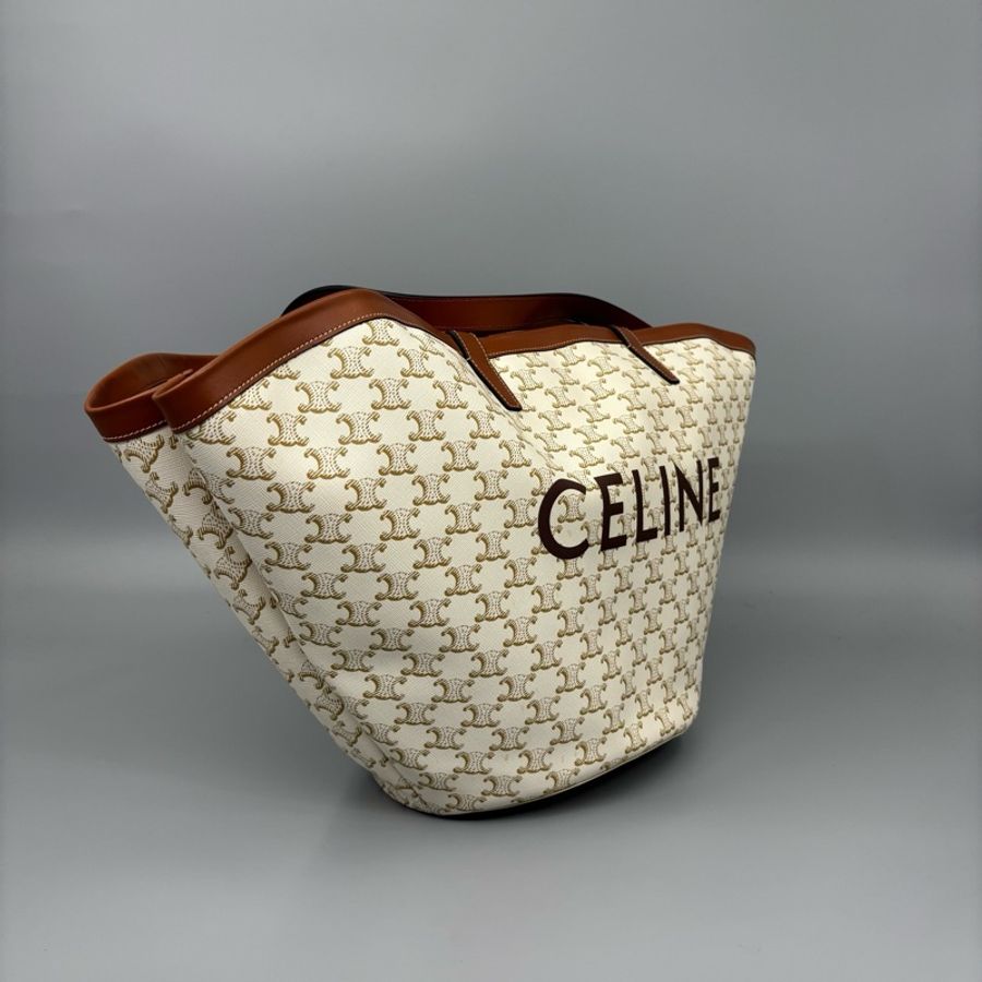 Celine 賽琳 凱旋門扇形托特大號手提包 尺寸67*30-5