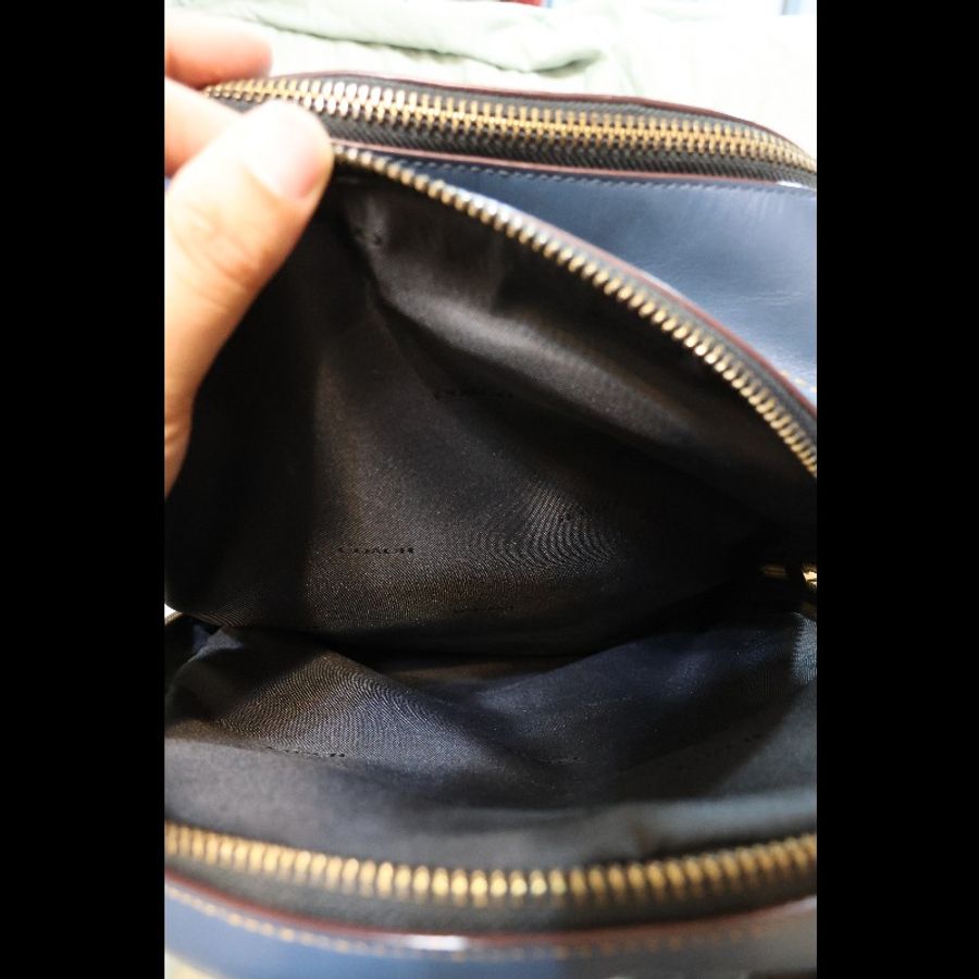 斷捨離急售!COACH Academy Backpack 土耳其藍漸層皮革後背包-5