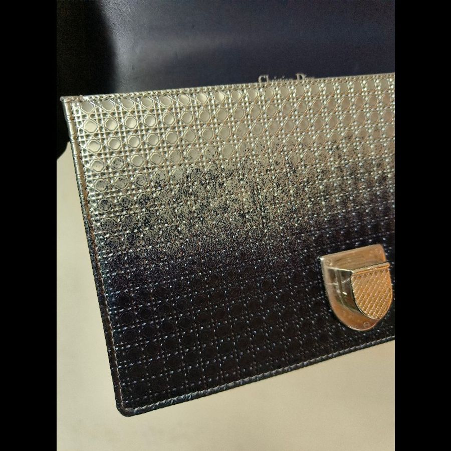 ㊣✨Christian Dior✨迪奧 CD 漸層色 銀漆 掀蓋 盾牌包 鏈條包 肩背包 斜背包/二手包/保證正品🌳二手樹屋🌳-37