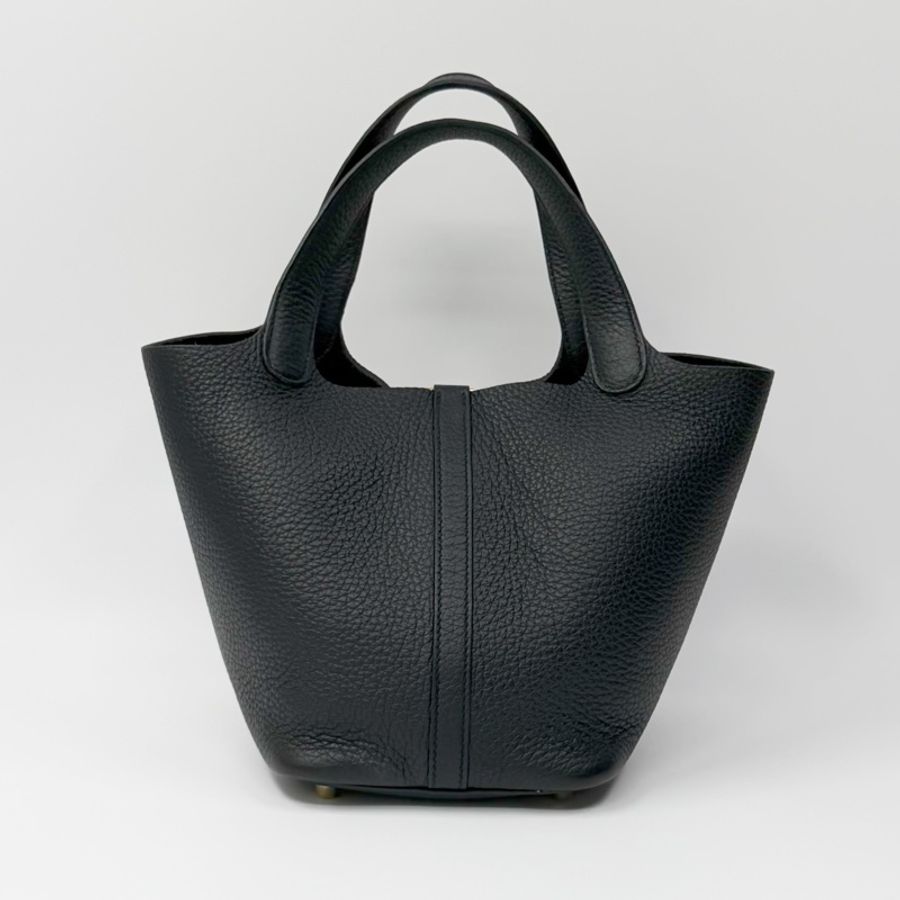 Hermès Picotin Lock 18 菜籃子 黑色金釦 Z刻|✨Wisher惟奢名品✨-1