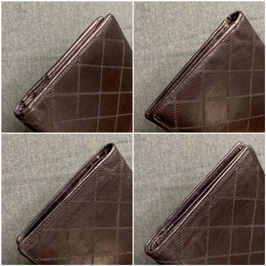 Chanel Vintage Classic Diamond Quilting Long Wallet In Black 經典黑色小牛皮菱格紋長銀包-3