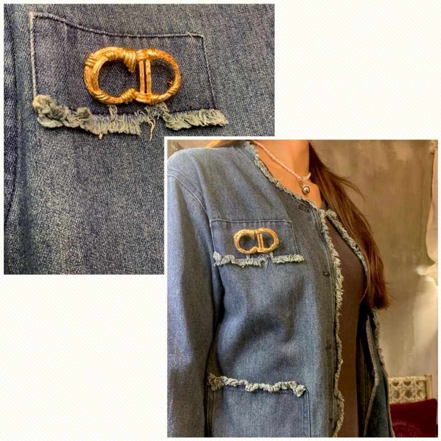 Dior Vintage Gold Brooch-5