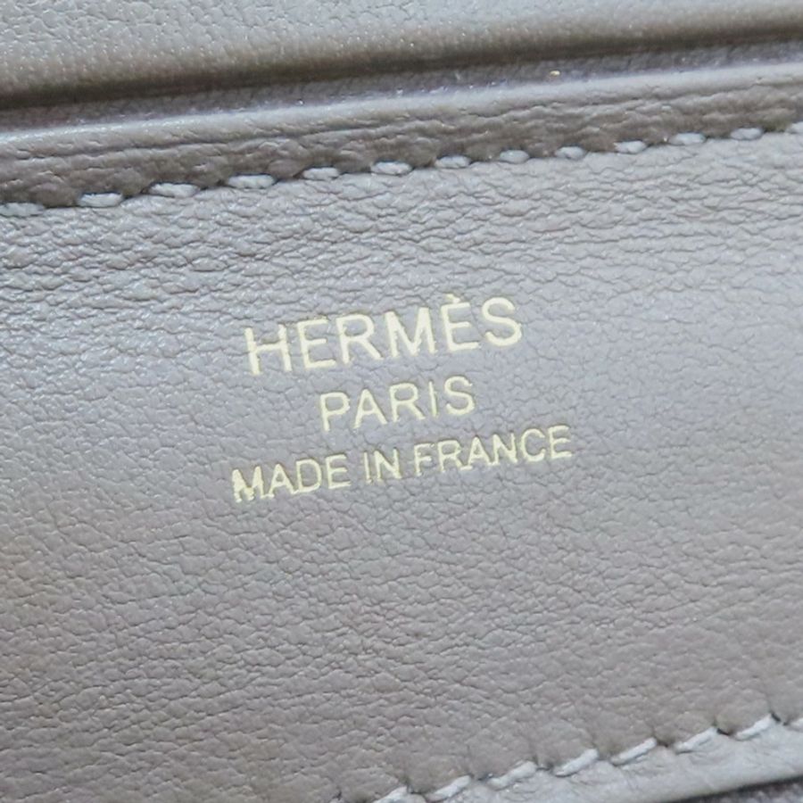 大象灰 Evercolor牛皮 24 mini 肩背包 B刻【HERMES 愛馬仕】 H082153CC-5