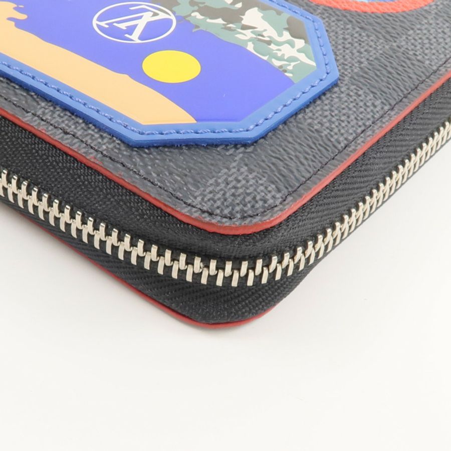 LOUIS VUITTON Damier Graphite Zipper Organizer NM長錢包-9
