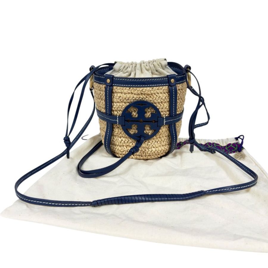 TORY BURCH 草編 斜揹袋-0
