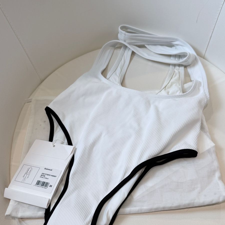 全新✨Chanel✨Jennie同款秀上款正反兩穿泳裝外搭泳衣比基尼-11