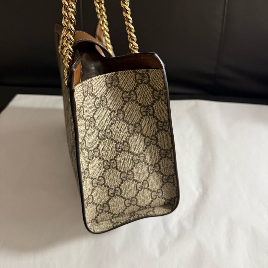 Gucci 古馳老花padlock小三包單肩手提包黑標035-2