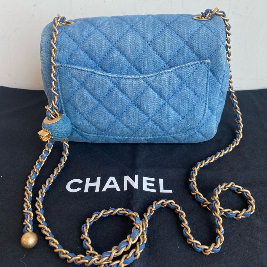 Chanel 牛仔金球方胖子-1
