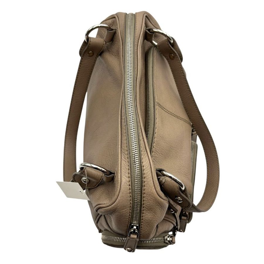 【美收精品】TODS 大象灰手提包 C-526【隔月月中將轉賣至日本 上架期限30天】-4