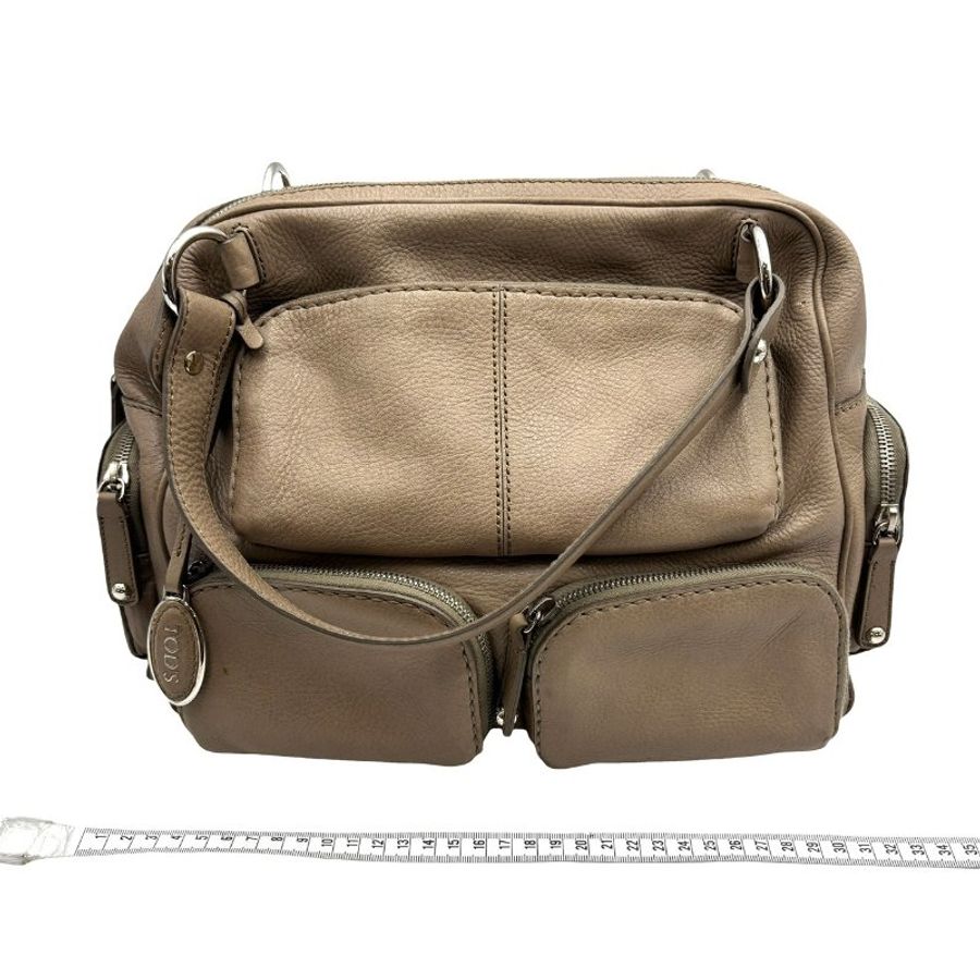 【美收精品】TODS 大象灰手提包 C-526【隔月月中將轉賣至日本 上架期限30天】-17