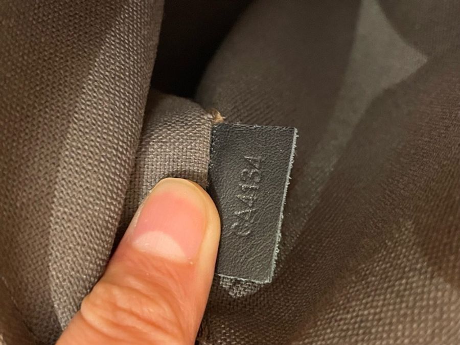 Louis Vuitton 路易威登 經典黑色棋盤格公文包40x39x16-4