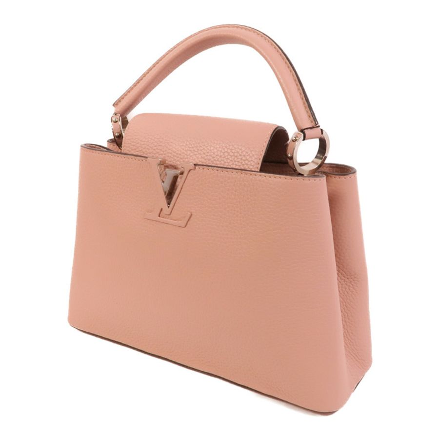 LOUIS VUITTON Taurillon皮革Capueines MM手挽肩背兩用袋-2