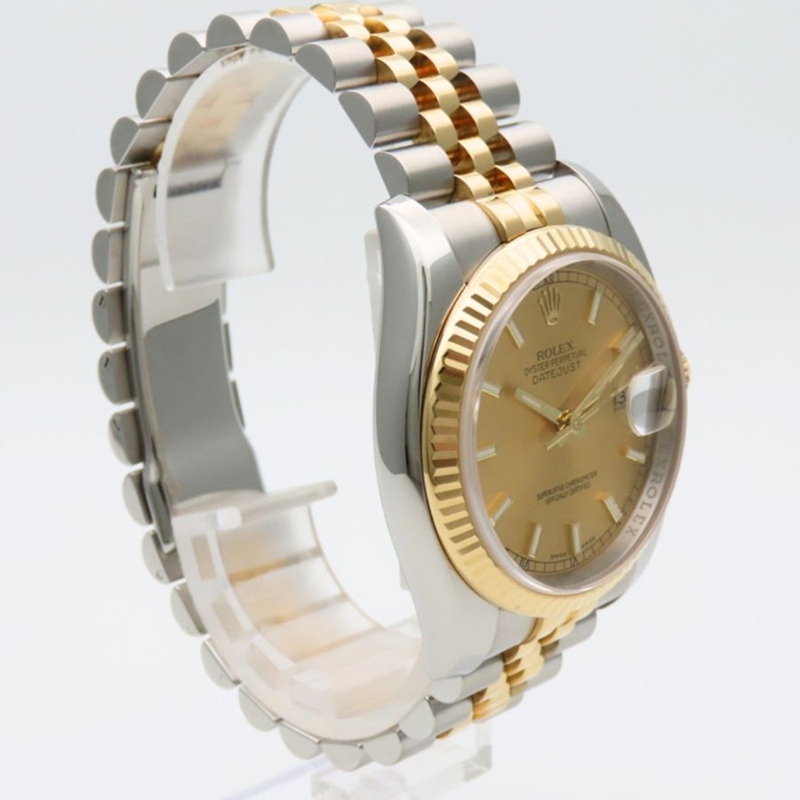 勞力士 Datejust 116233 不鏽鋼及18K黃金組合男錶-3