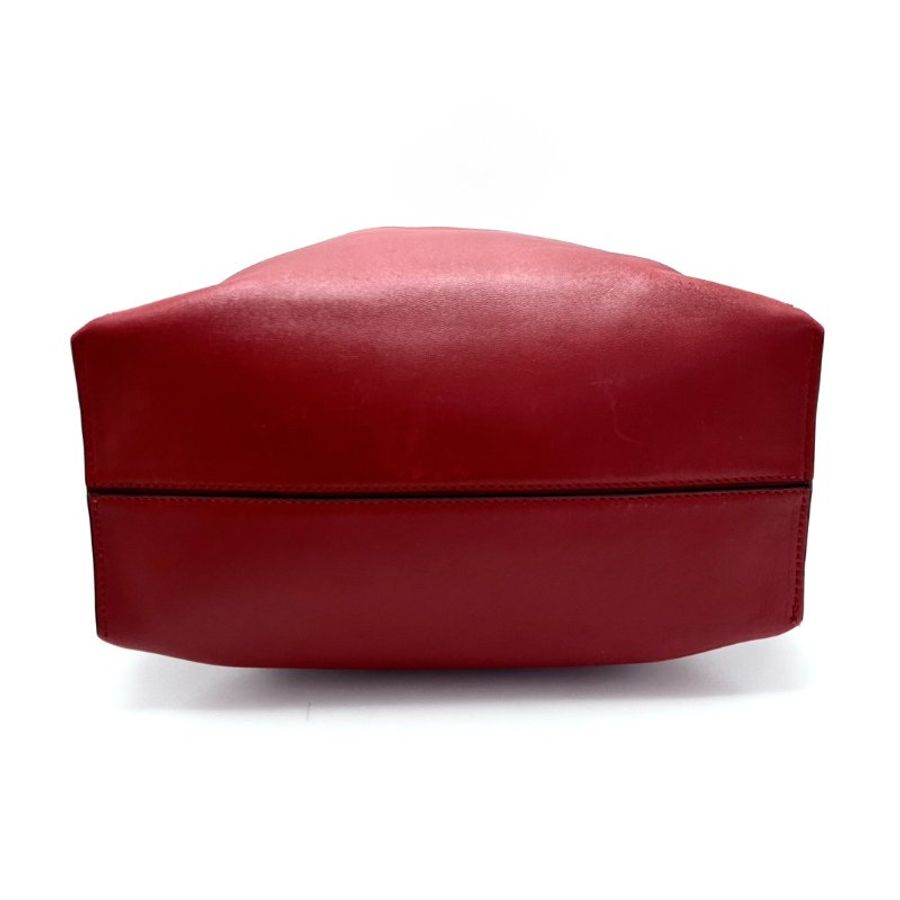 LOEWE Flamenco紅金福袋手提肩背斜背包25.5*19*11 98新配件塵袋-4