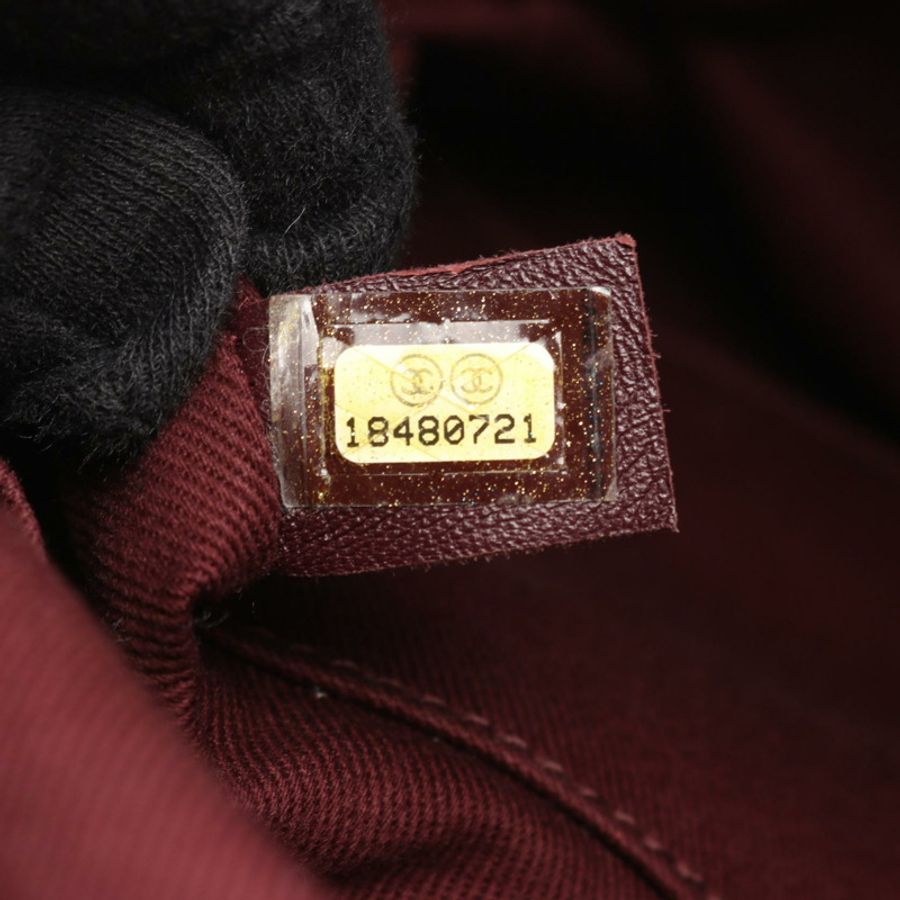 香奈兒 (CHANEL) 復古菱格紋壓花鏈肩背包,棕色皮革,二手 CC-4
