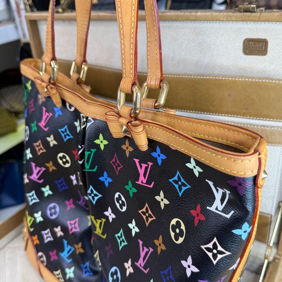Louis Vuitton 黑彩Sharleen老花托特包🌈收藏起來-15