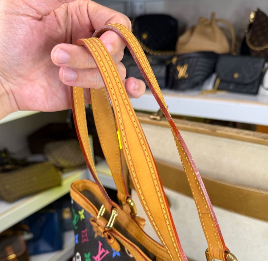 Louis Vuitton 黑彩Sharleen老花托特包🌈收藏起來-17