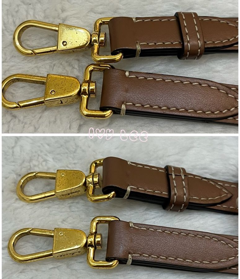 BURBERRY Pocket 80393611 雙色帆布皮革 斜背包 肩背包 正品 二手精品-9