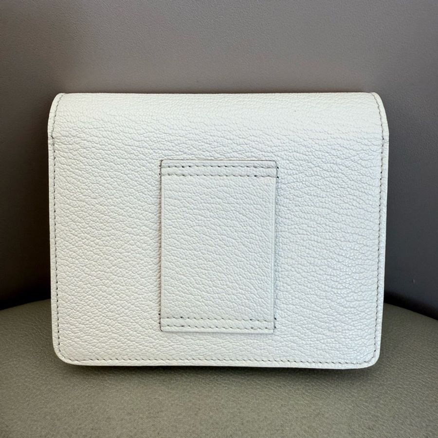 HERMES 愛馬仕 奶昔白豬鼻子Roulis Slim 銀扣 ec皮 U刻-2