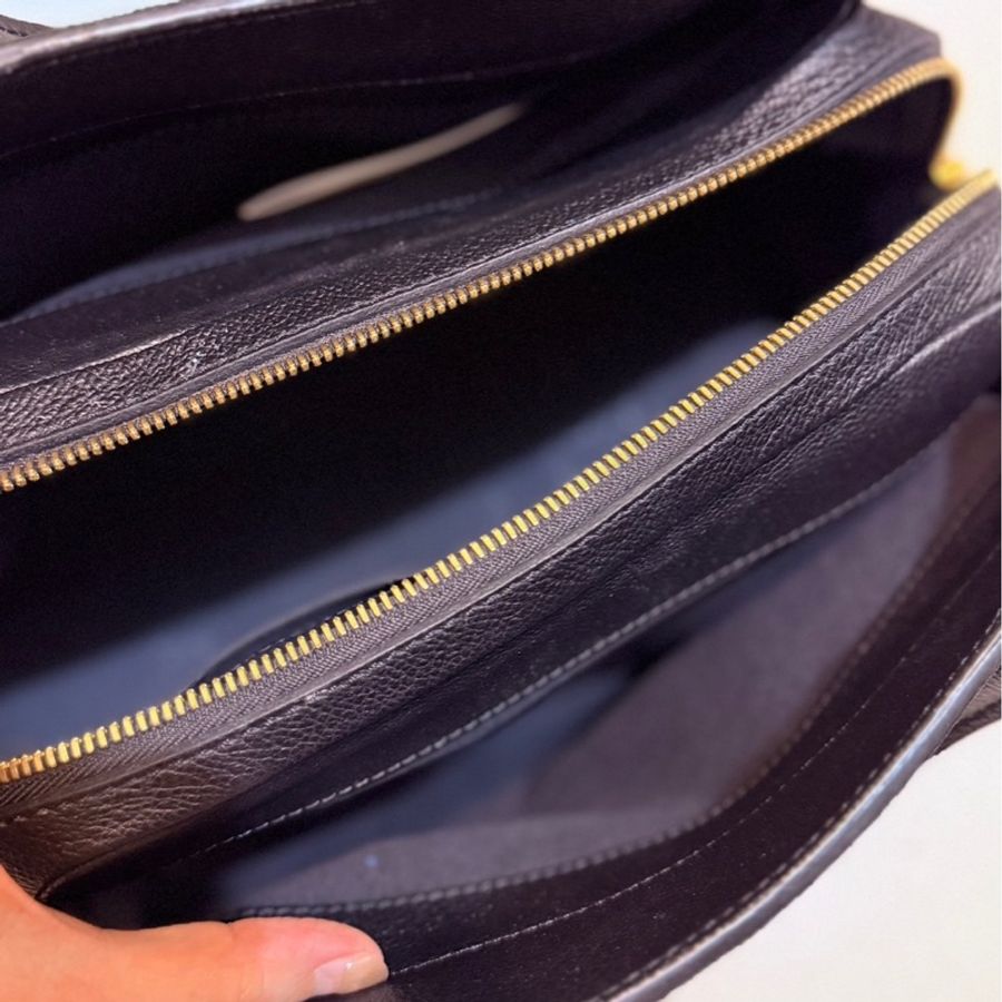 Louis Vuitton Monogram Empreinte Vosges MM 黑花壓紋LV M41491 VOSGES編織飾邊兩用包LV包包-5