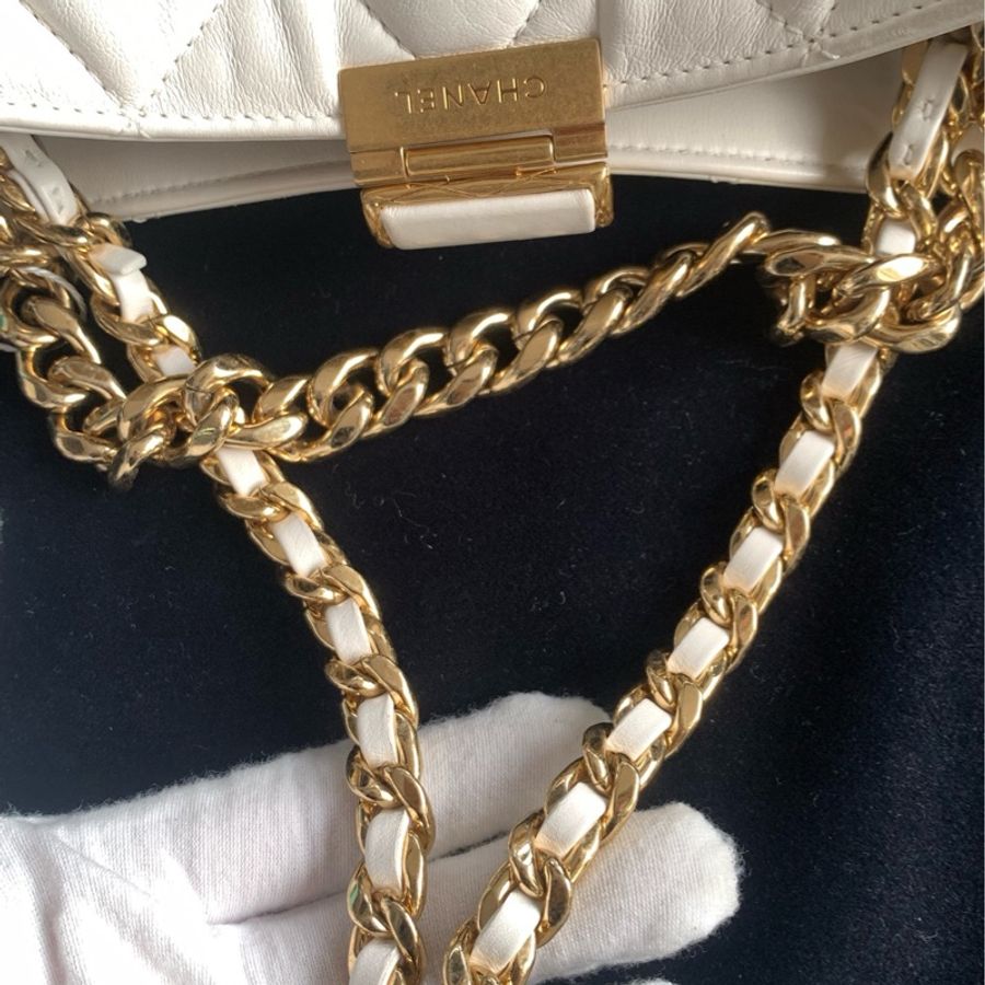Chanel 23b新款白金元寶mini hobo芯片款 16cm-5
