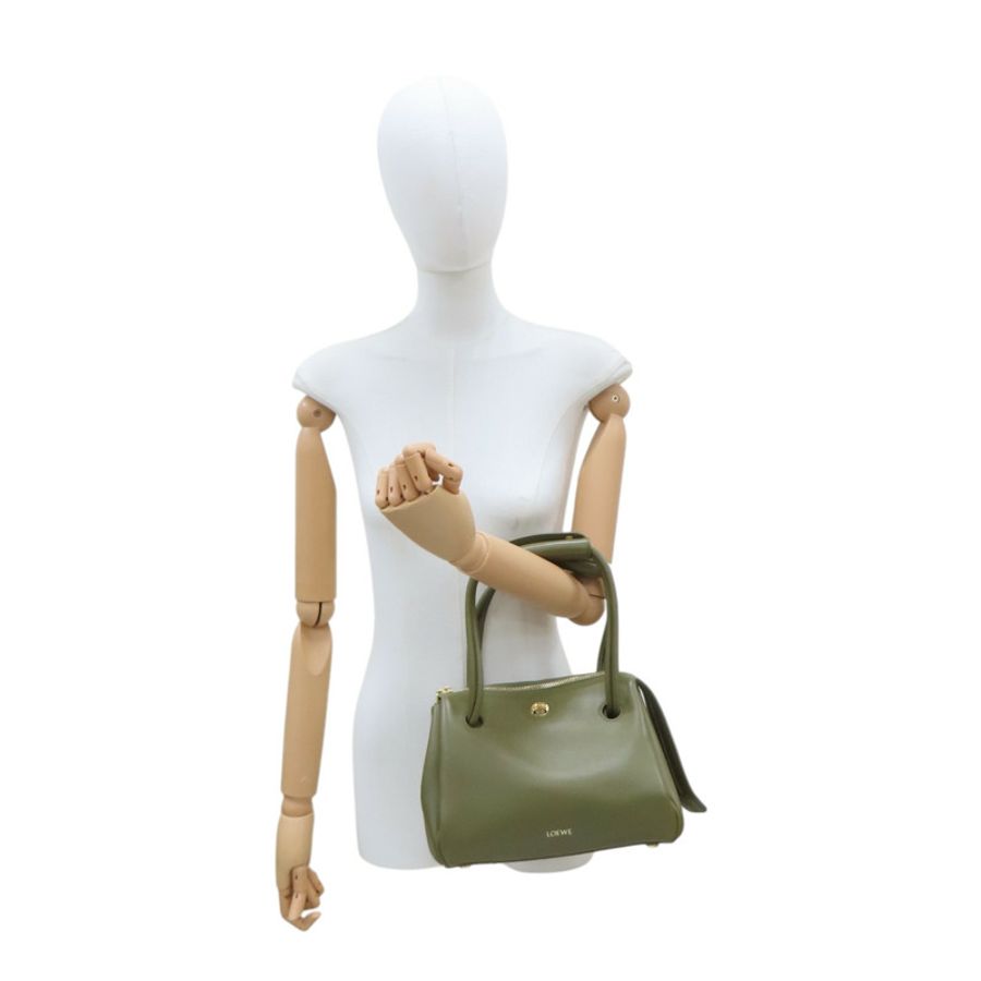 橄欖綠 牛皮 Small Madrid 兩用包【LOEWE 羅威】 CIL0011290889-12