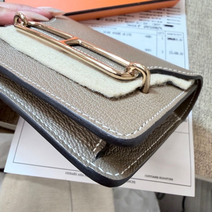 愛馬仕hermes roulis豬鼻子slim 大象灰 6/30前$52000💕-2