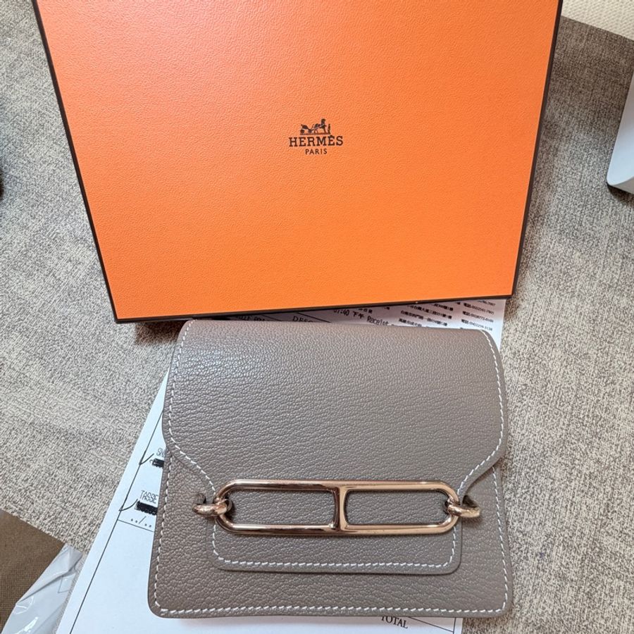 愛馬仕hermes roulis豬鼻子slim 大象灰 6/30前$52000💕-6