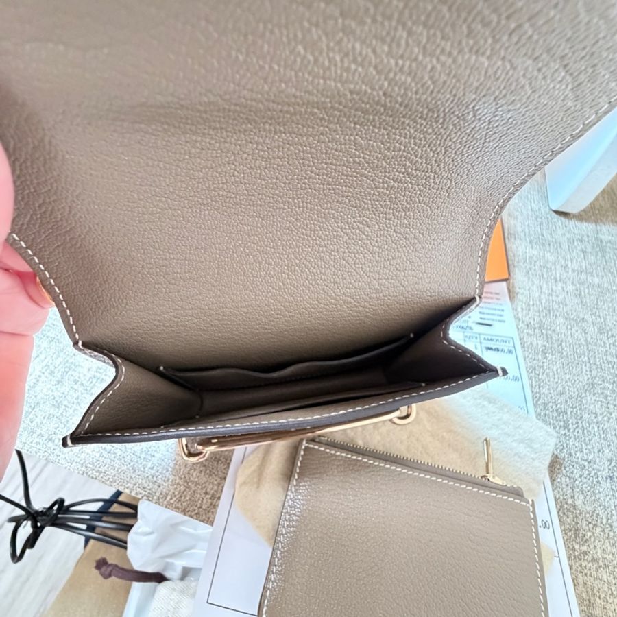 愛馬仕hermes roulis豬鼻子slim 大象灰 6/30前$52000💕-11