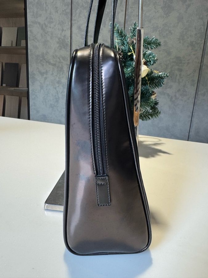 《初。Vintage》 Prada 降落傘拼皮托特包-6