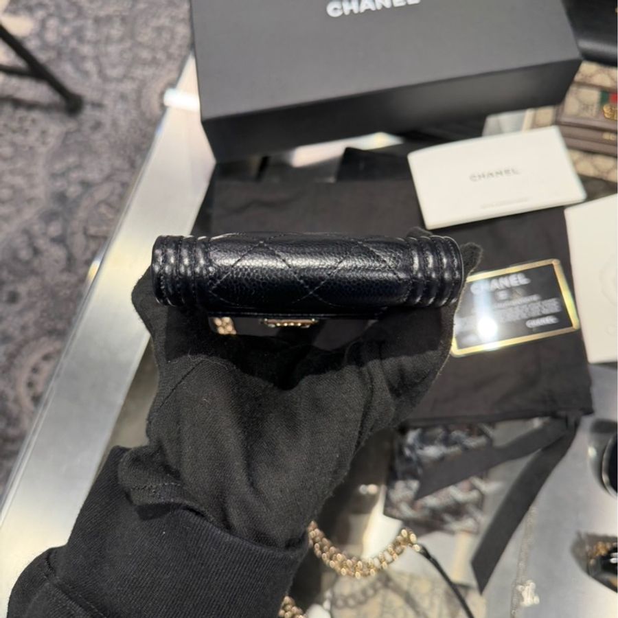 超便宜🌟Chanel LeBoy 手機包 荔枝牛皮|Classic Trend CT精品|台北東區實體-9