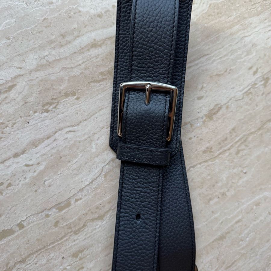 愛馬仕Hermes JYP 34 吉普賽34 鉛筆灰 框R刻-12