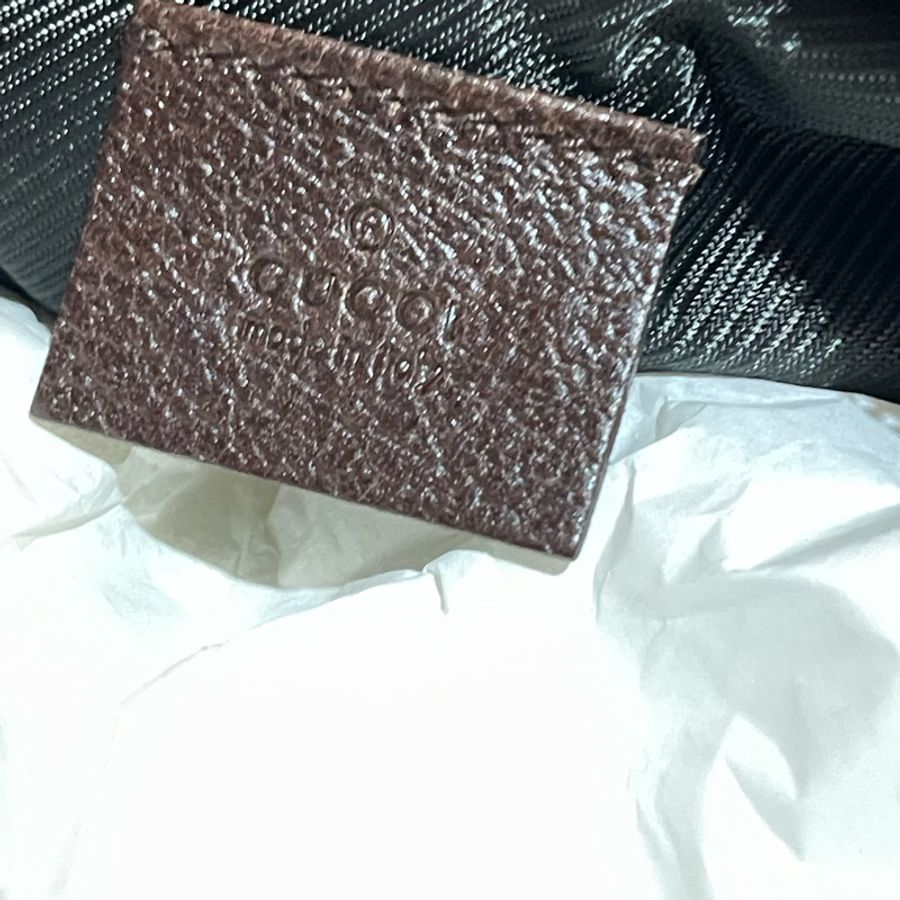 Gucci帆布經典老花手提包-13