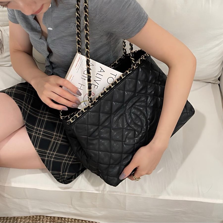 CHANEL 經典黑金大容量托特|耐看又實用🫶🏻-1