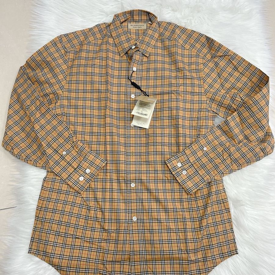 Burberry 經典格紋襯衫,全新帶吊牌,M碼-9