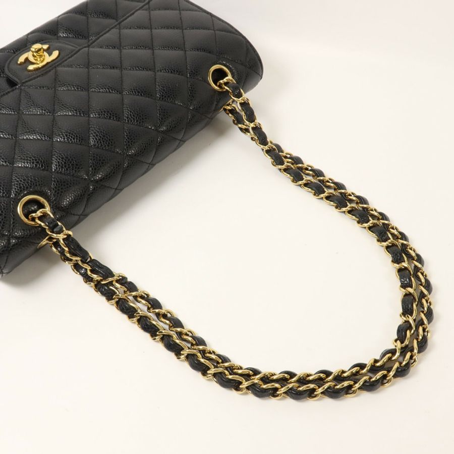 CHANEL 牛皮皮革Classic 25鏈帶肩背袋-7