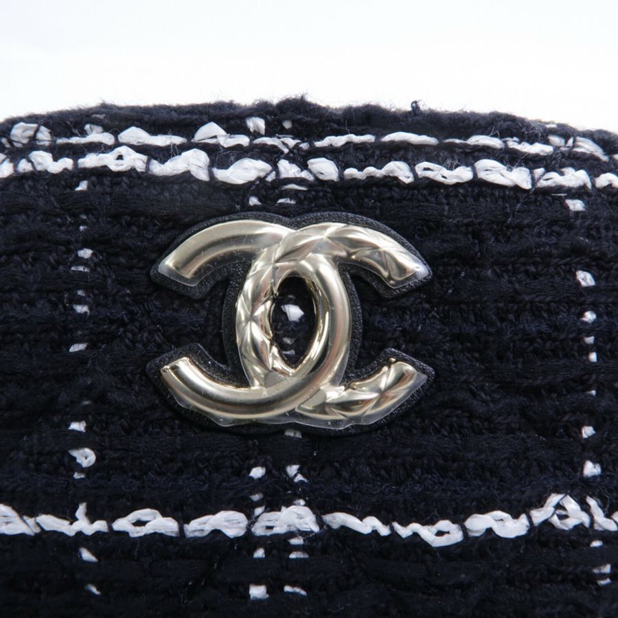 CHANEL 粗花呢Chain Shoulder鏈帶肩背袋-6