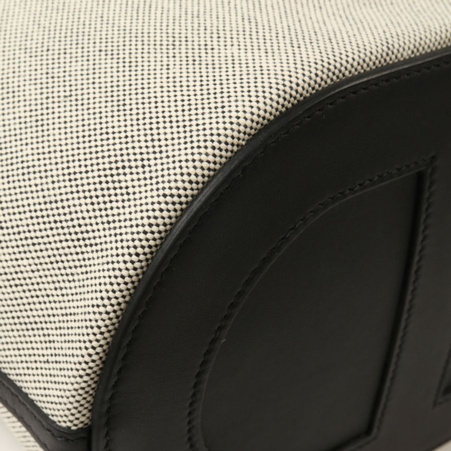HERMES 帆布/Swift皮革In The Loop 23手挽袋Noir-11