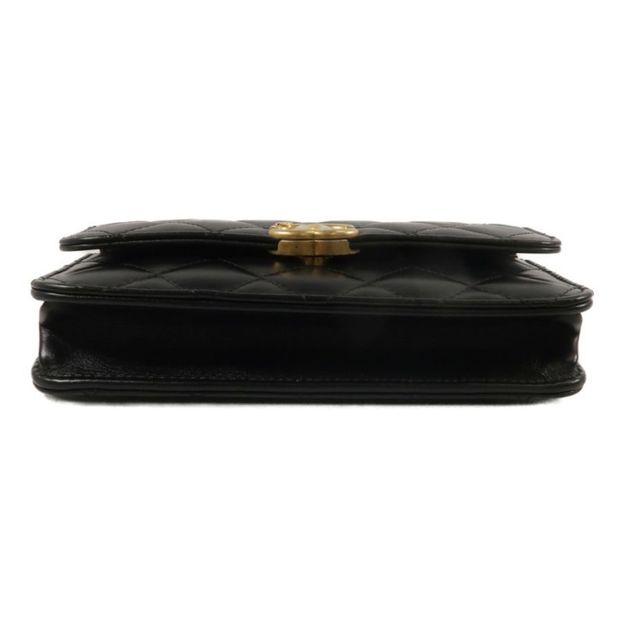 CHANEL 牛皮皮革Shoulder Bag鏈帶手挽肩背兩用袋-3