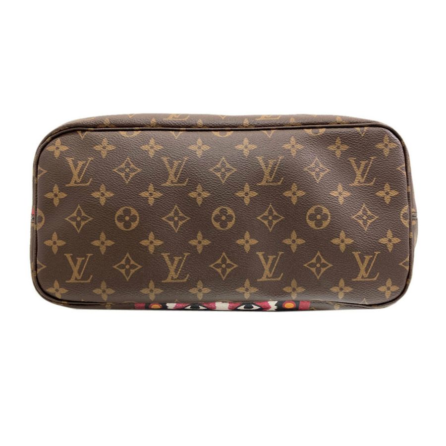 路易威登 M43499 Neverfull MM 山本寬齋聯名達摩歌舞伎手提包 Monogram 帆布 女款-3