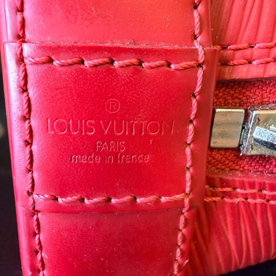 LOUIS VUITTON 路易威登 手提包 紅色 M41160 二手-3
