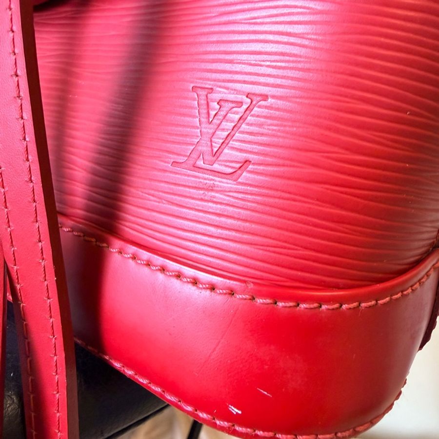 LOUIS VUITTON 路易威登 手提包 紅色 M41160 二手-14