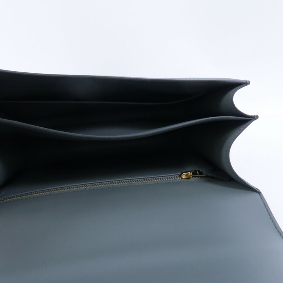 HERMES Epsom皮革Constance 24肩背袋Vert Amande-4