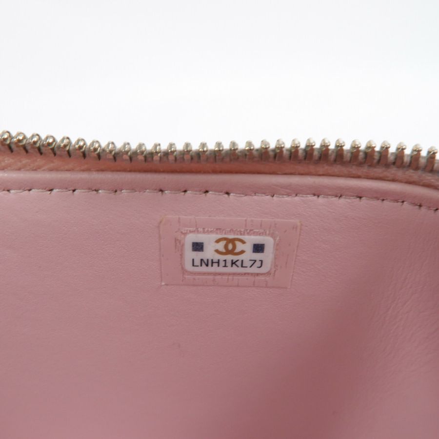 CHANEL 羊皮皮革Vanity Case鏈帶肩背袋-7